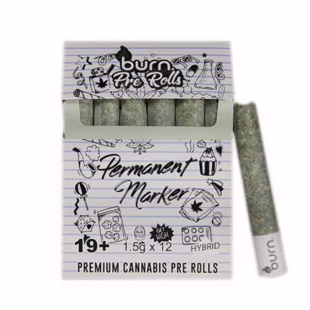 Burn Pre Roll 12 Pack - Permanent Marker
