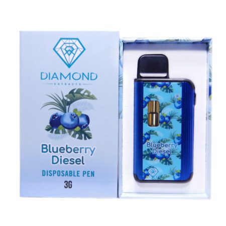Diamond Concentrates Disposable Pen 3g - Blueberry Diesel