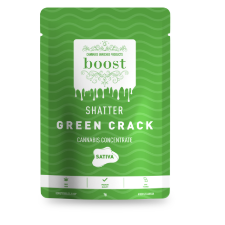 Boost Shatter - Green Crack (Sativa)
