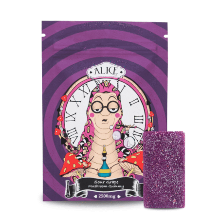 Alice Magic Mushroom Gummy - Sour Grape (2500mg)