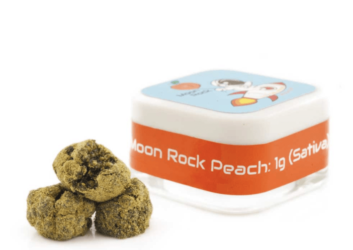 To The Moon Moon Rocks - Peach 1g