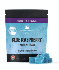 Twisted Extracts – Sour Blue Raspberry Twisted Singles 160mg (Indica)