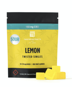 Twisted Extracts – Sour Lemon Twisted Singles 160mg (CBD)