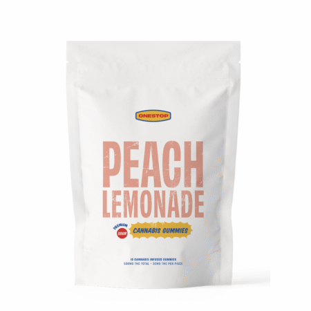 OneStop - Sour Peach Lemonade Gummies 500mg