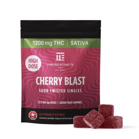 Twisted Extracts - Cherry Blast Singles 1200mg (Sativa)
