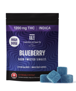 Twisted Extracts - Blueberry Singles 1200mg (Indica)