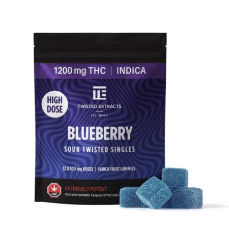 Twisted Extracts - Blueberry Singles 1200mg (Indica)