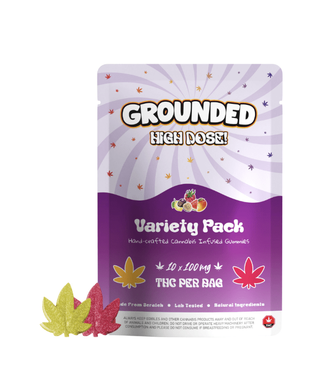Grounded High Dose Leafs – Variety Pack 1000mg
