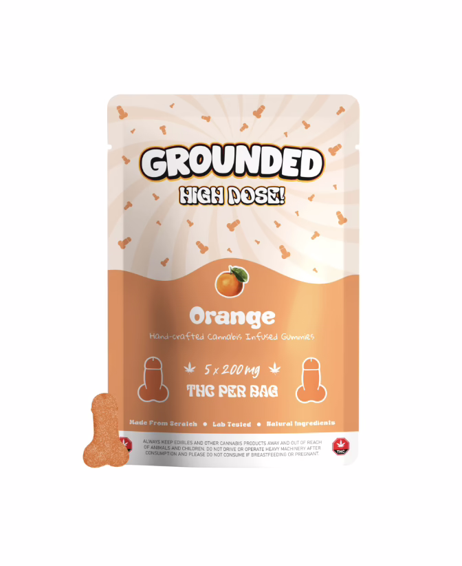 Grounded High Dose Cocks – Orange 1000mg