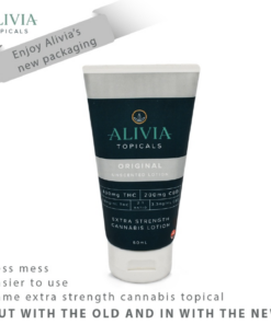 ALIVIA Soothing Lotion CBD + THC – Unscented (2oz)