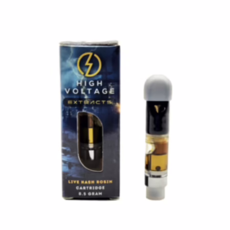 High Voltage Extracts Live Hash Rosin Cart - Trop Juice