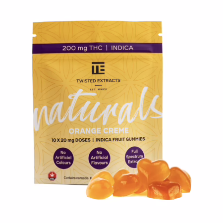 Twisted Extracts Naturals - Orange Creme 200mg (Indica)