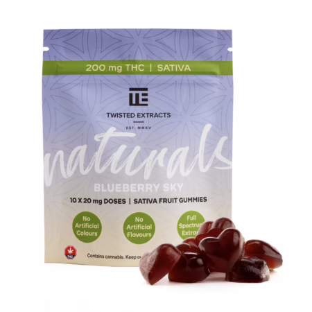 Twisted Extracts Naturals - Blueberry Sky 200mg (Sativa)