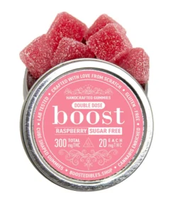 Boost Edibles - Raspberry Sugar Free 300mg