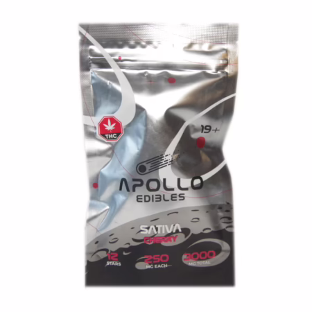 Apollo Edibles - Cherry Shooting Stars 3000mg (Sativa)