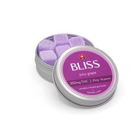 Bliss Edibles – Juicy Grape 250mg
