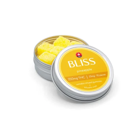 Bliss Edibles – Pineapple 250mg