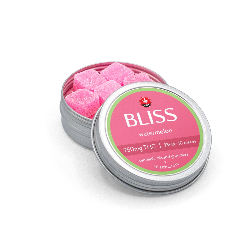 Bliss Edibles – Watermelon 250mg