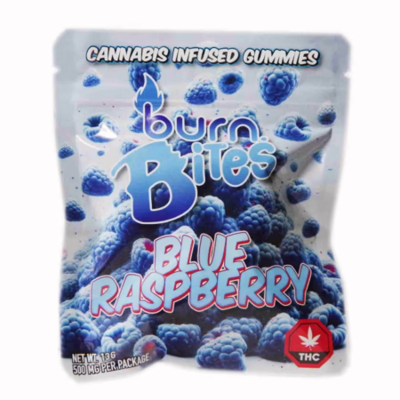 Burn Bites - Blue Raspberry 500mg