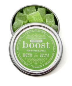 Boost Edibles - Sour Green Apple 300mg