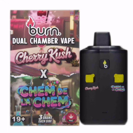 Burn Dual Chamber Pen 6g - Cherry Kush (H) + Chem De La Chem (S)