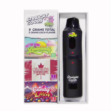 Straight Goods Triple Chamber Pen (9g) - Cotton Candy Lemonade + Canadian Maple + Candy Lava