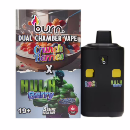 Burn Dual Chamber Pen 6g - Crunch Berries (I) + Hulk Berry (S)