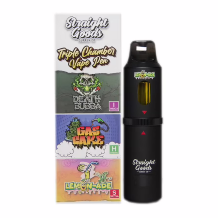 Straight Goods Triple Chamber Pen (9g) - Death Bubba + Gas Cake + Lemonade