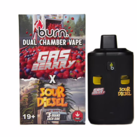 Burn Dual Chamber Pen 6g - Gas Berry (I) + Sour Diesel (S)