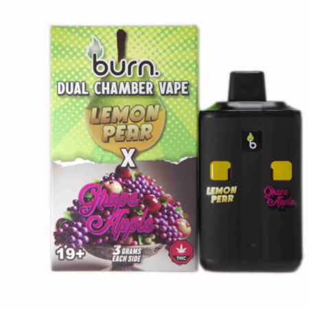 Burn Dual Chamber Pen 6g - Lemon Pear (S) + Grape Apple (I)