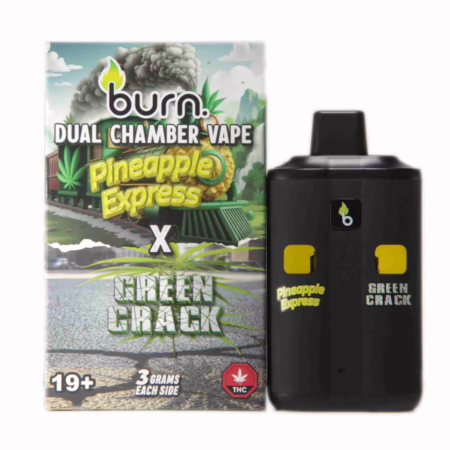 Burn Dual Chamber Pen 6g - Pineapple Express (S) + Green Crack (S)