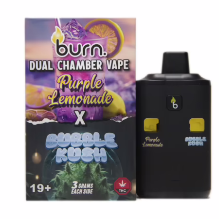 Burn Dual Chamber Pen 6g - Purple Lemonade (I) + Bubble Kush (H)