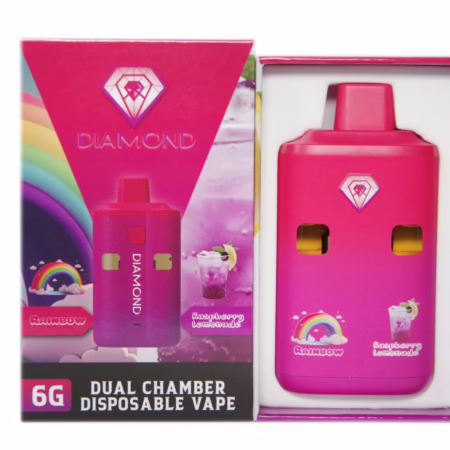 Diamond Concentrates Dual Chamber Pen (6g) - Rainbow + Raspberry Lemonade