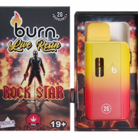 Burn Disposable Pen 2g (Live Resin) - Rockstar