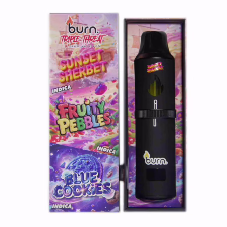 Burn Triple Threat Pen (9g) - Sunset Sherbet + Fruity Pebbles + Blue Cookies