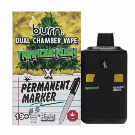 Burn Dual Chamber Pen 6g - Triangle Kush (I) + Permanent Marker (H)