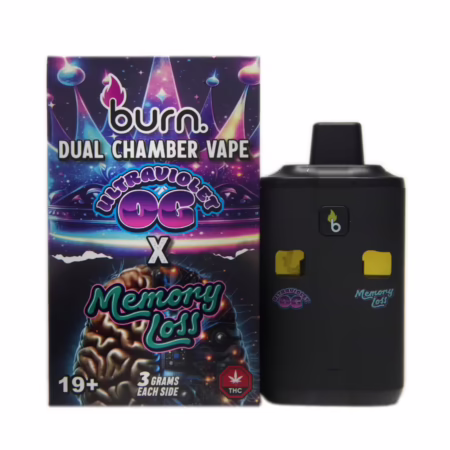 Burn Dual Chamber Pen 6g - Ultra Violet OG (I) + Memory Loss (H)