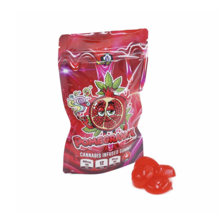 Sky High Edibles – Pomegranate Gummy 600mg