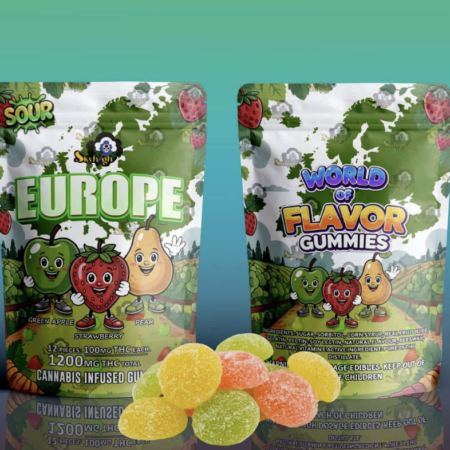 Sky High Edibles - World of Flavor Europe Gummies 1200mg