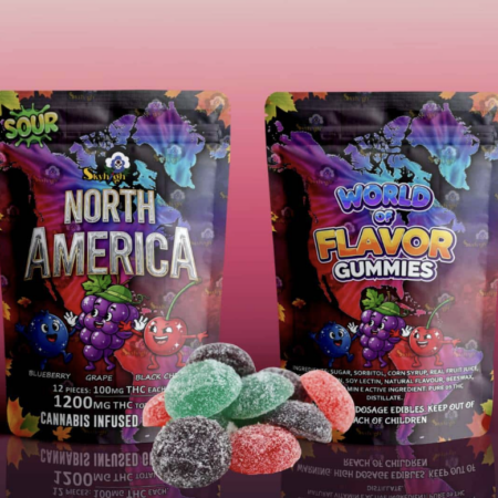 Sky High Edibles - World of Flavor North America Gummies 1200mg