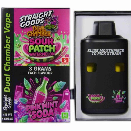 Straight Goods Dual Chamber Pen (6g) - Sour Patch Watermelon + Pink Mint Soda