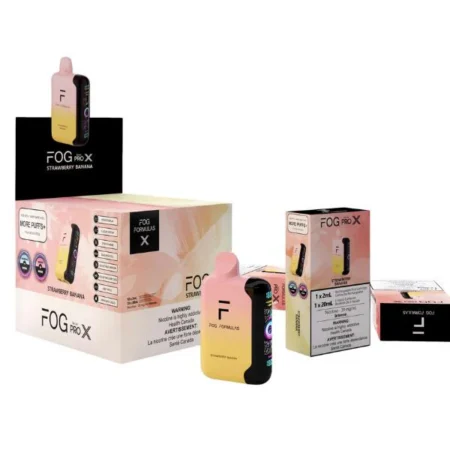 Fog Formulas Series X Nicotine Disposable - Strawberry Banana