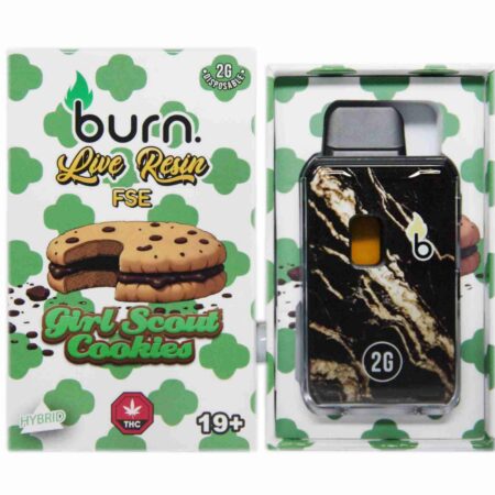 Burn Live Resin FSE Disposable Pen 2g - Girl Scout Cookies